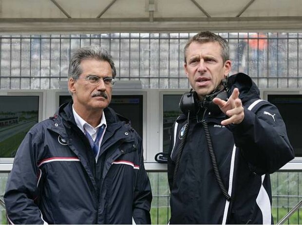 Titel-Bild zur News: Mario Theissen (BMW Motorsport Direktor) und Bart Mampaey