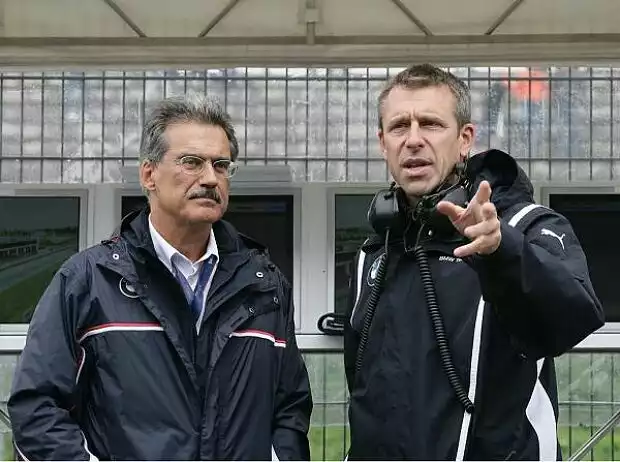 Mario Theissen (BMW Motorsport Direktor) und Bart Mampaey Titel-Bild zur News: Mario Theissen (BMW Motorsport Direktor) und Bart Mampaey