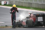 Sébastien Buemi (Toro Rosso) nach seinem selbstverschuldeten Crash in Yeongam