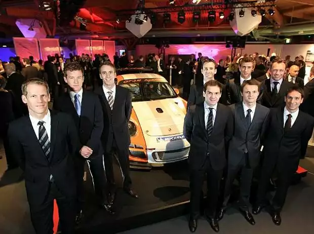 Jörg Bergmeister, Patrick Long, Timo Bernhard, Romain Dumas, Richard Lietz, Marco Holzer, Marc Lieb, Patrick Long, Wolf Henzler Titel-Bild zur News: Jörg Bergmeister, Patrick Long, Timo Bernhard, Romain Dumas, Richard Lietz, Marco Holzer, Marc Lieb, Patrick Long, Wolf Henzler