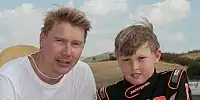 Mika und Hugo Häkkinen