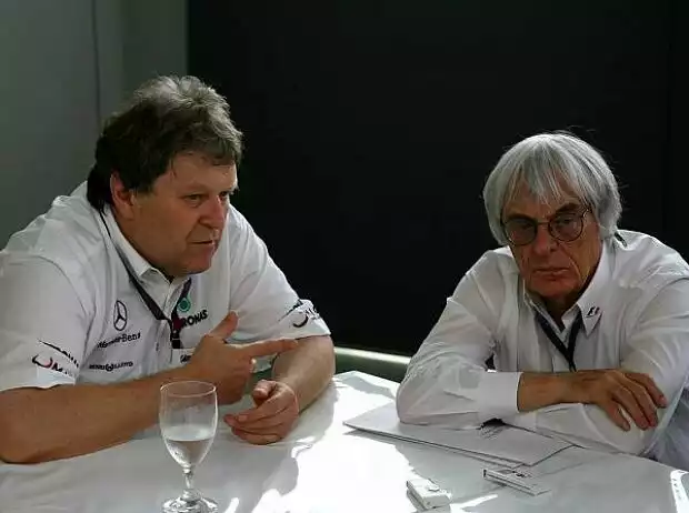 Norbert Haug und Bernie Ecclestone Titel-Bild zur News: Norbert Haug und Bernie Ecclestone