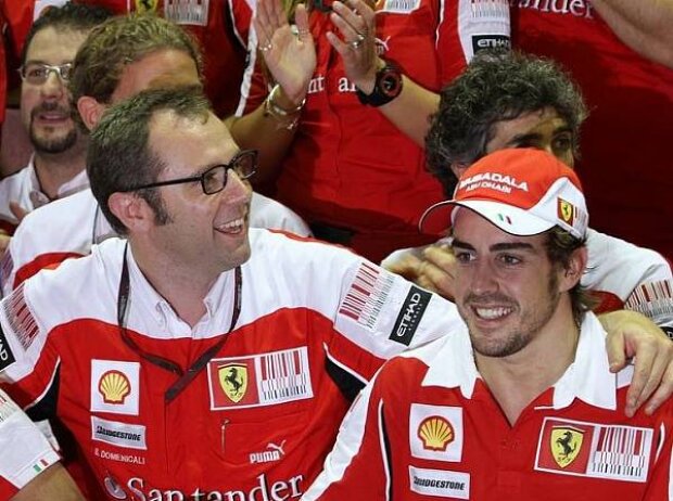 Titel-Bild zur News: Stefano Domenicali und Fernando Alonso