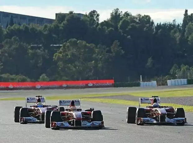 Felipe Massa, Luca Badoer, Fernando Alonso Titel-Bild zur News: Felipe Massa, Luca Badoer, Fernando Alonso