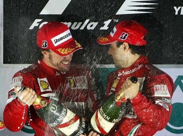 Titel-Bild zur News: Fernando Alonso und Felipe Massa