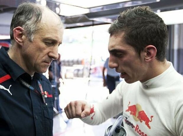 Franz Tost und Sébastien Buemi Franz Tost und Sébastien Buemi