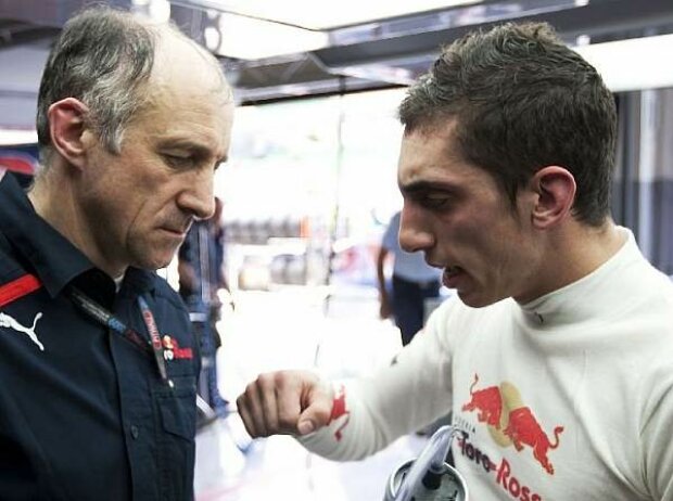 Franz Tost und Sébastien Buemi