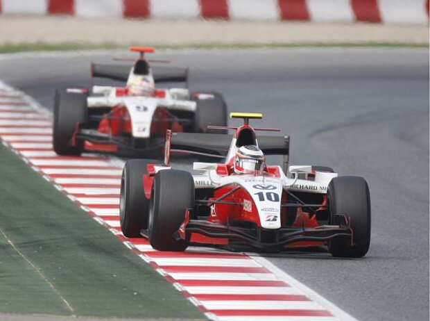 Nico Hülkenberg vor Pastor Maldonado Nico Hülkenberg vor Pastor Maldonado