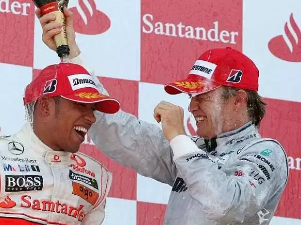 Lewis Hamilton, Nico Rosberg Titel-Bild zur News: Lewis Hamilton, Nico Rosberg
