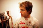 Nach dem Wirbel hat Sebastian Vettel erstmals ein paar Minuten Zeit, alles zu verarbeiten