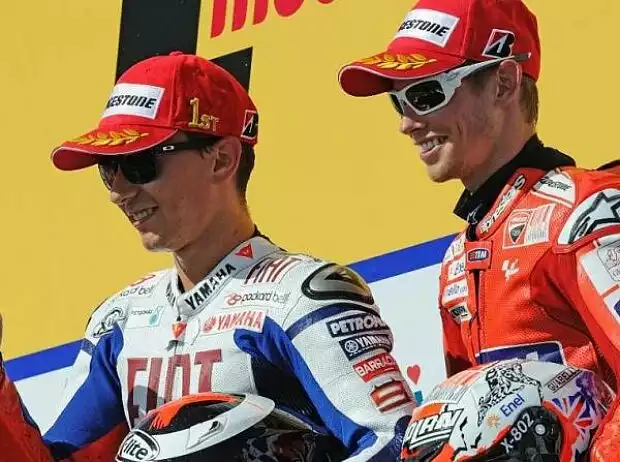 Titel-Bild zur News: Jorge Lorenzo, Casey Stoner