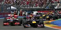 Sebastian Vettel vor Lewis Hamilton