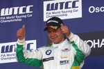 Augusto Farfus (BMW Team RBM) steht in Deutschland mit auf dem Podium.