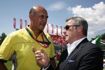 Nur Zaungast: SEAT-Sportchef Jaime Puig im Gespräch mit WTCC-Promoter Marcello Lotti.