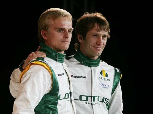 Titel-Bild zur News: Heikki Kovalainen und Jarno Trulli