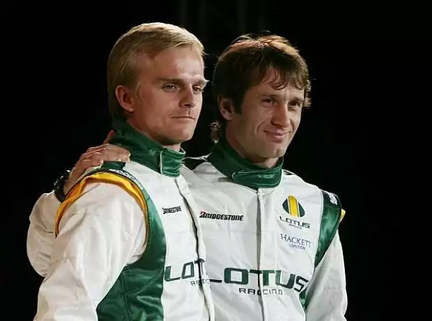 Heikki Kovalainen und Jarno Trulli Titel-Bild zur News: Heikki Kovalainen und Jarno Trulli