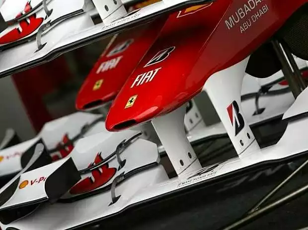 Ferrari-Frontflügel Titel-Bild zur News: Ferrari-Frontflügel