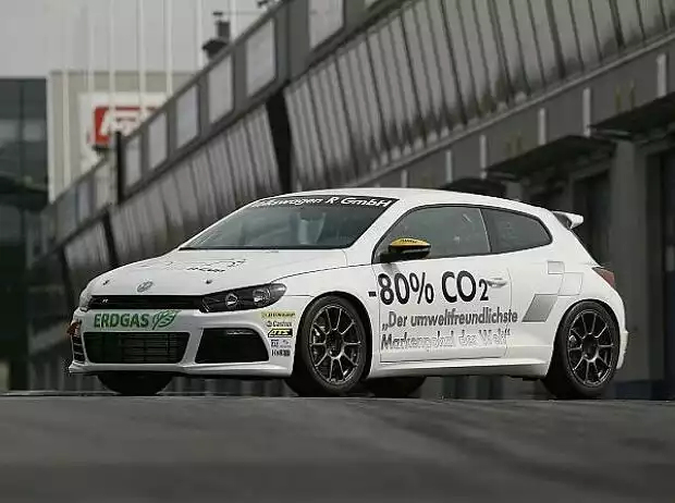 Volkswagen Scirocco R-Cup, betrieben mit Bio-Erdgas Titel-Bild zur News: Volkswagen Scirocco R-Cup, betrieben mit Bio-Erdgas