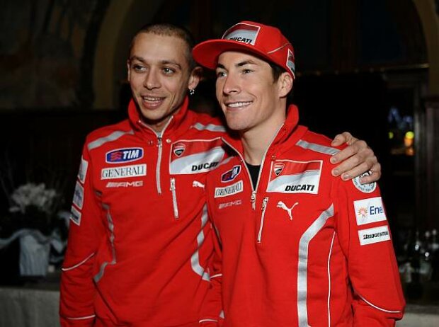 Titel-Bild zur News: Valentino Rossi, Nicky Hayden