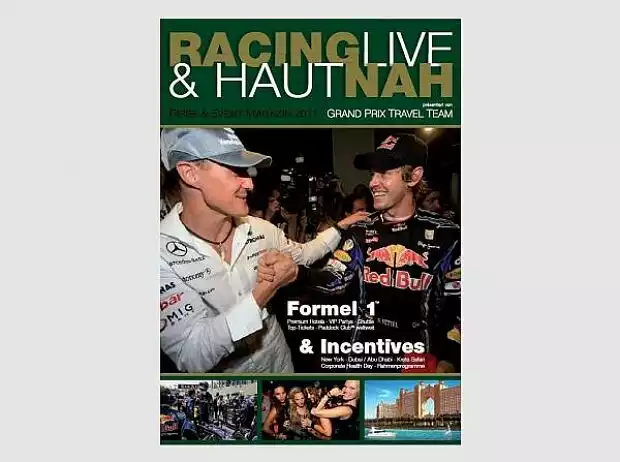 Formel 1 Reise- und Eventmagazin 2011 Titel-Bild zur News: Formel 1 Reise- und Eventmagazin 2011