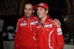 Valentino Rossi und Nicky Hayden (Ducati)