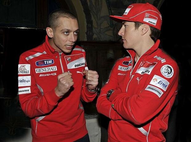 Valentino Rossi, Nicky Hayden Valentino Rossi, Nicky Hayden