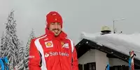 Bild zum Inhalt: Kein Skifahren: Alonso leicht verletzt