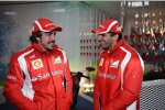 Fernando Alonso und Marc Gene (Ferrari) 