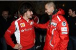 Fernando Alonso (Ferrari) und Valentino Rossi