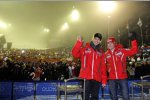 Valentino Rossi und Nicky Hayden (Ducati) 