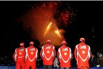 Fernando Alonso, Felipe Massa, Jules Bianchi, Marc Gené und Giancarlo Fisichella (Ferrari) 