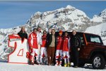 Marc Gené, Felipe Massa, Luca di Montezemolo (Präsident), Fernando Alonso und Giancarlo Fisichella (Ferrari) 