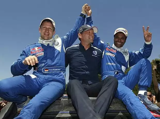 Nasser Al-Attiyah; Timo Gottschalk; Kris Nissen Titel-Bild zur News: Nasser Al-Attiyah; Timo Gottschalk; Kris Nissen