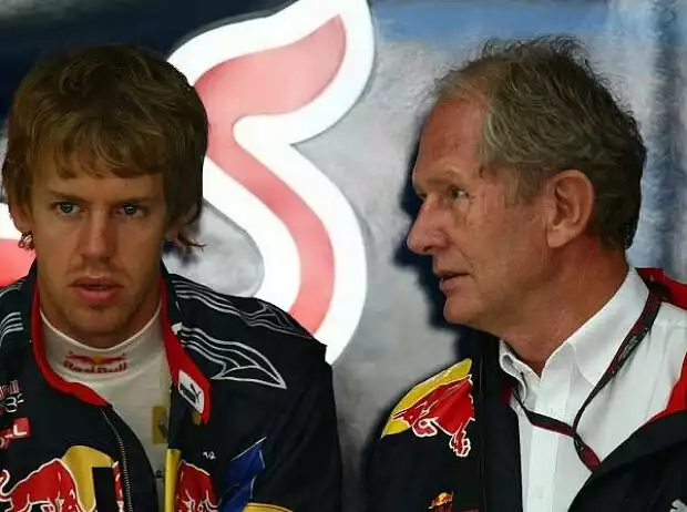 Sebastian Vettel, Helmut Marko (Motorsportchef) Titel-Bild zur News: Sebastian Vettel, Helmut Marko (Motorsportchef)