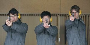 Mit Pickel und Pistole: Die Sauber-Piloten im Fitnesscamp