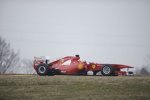 Fernando Alonso beim Shakedown des Ferrari F150