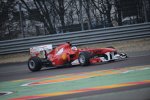 Fernando Alonso beim Shakedown des Ferrari F150