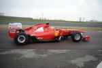 Fernando Alonso beim Shakedown des Ferrari F150