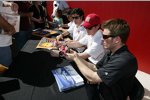 Juan Pablo Montoya, Dario Franchitti, Scott Dixon und Jamie McMurray