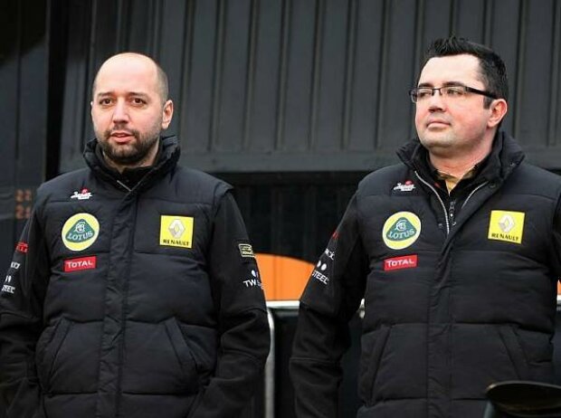 Gerard Lopez und Eric Boullier Gerard Lopez und Eric Boullier