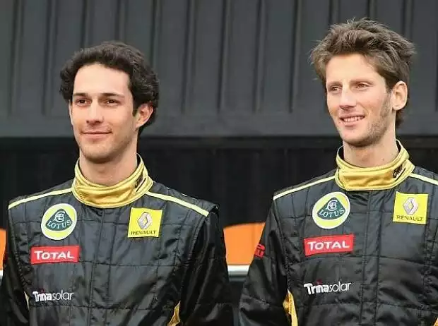 Bruno Senna und Romain Grosjean Titel-Bild zur News: Bruno Senna und Romain Grosjean