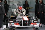 Kamui Kobayashi (Sauber) steigt in den neuen Sauber C30