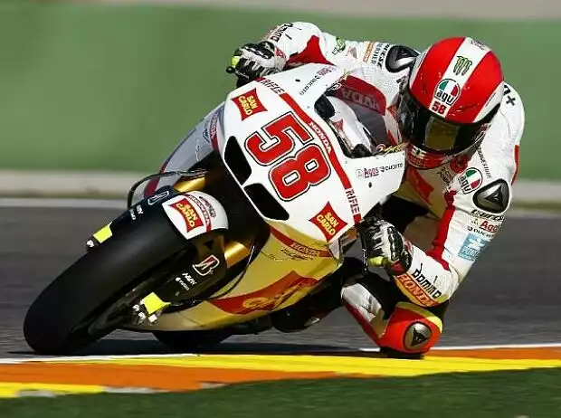 Marco Simoncelli Titel-Bild zur News: Marco Simoncelli