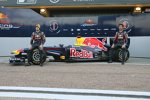 Sebastian Vettel (Red Bull) Mark Webber (Red Bull) 