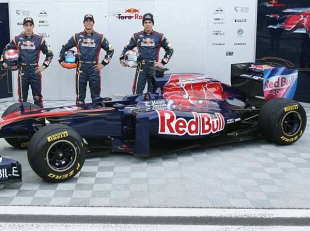 Jaime Alguersuari, Daniel Ricciardo, Sebastien Buemi
