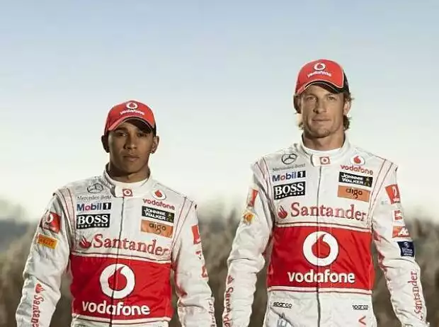 Lewis Hamilton und Jenson Button Titel-Bild zur News: Lewis Hamilton und Jenson Button