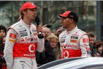 Jenson Button und Lewis Hamilton (McLaren) 