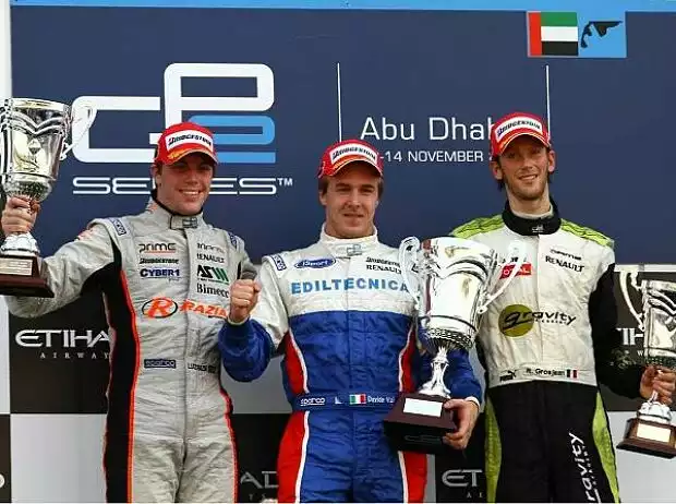 Luiz Razia, Davide Valsecchi, Romain Grosjean Titel-Bild zur News: Luiz Razia, Davide Valsecchi, Romain Grosjean