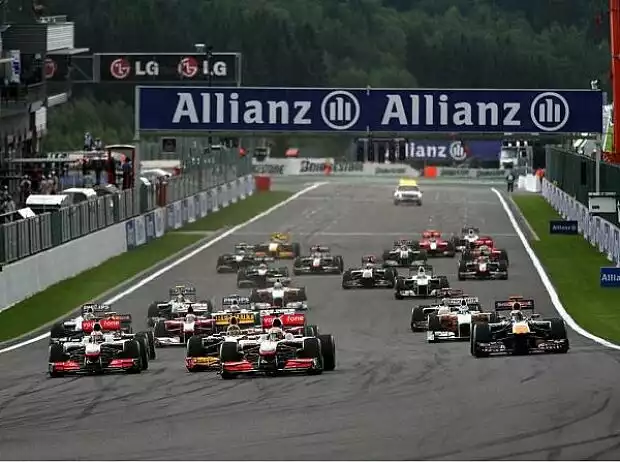 Start in Spa-Francorchamps 2010 Titel-Bild zur News: Start in Spa-Francorchamps 2010