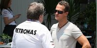 Michael Schumacher, Norbert Haug (Mercedes-Motorsportchef)